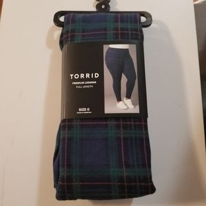 Torrid size 0/12 Plaid Leggings